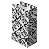 LUCHA LIBRE#51mono Kleine Geschenktüte (Rückseite Schrägansicht)