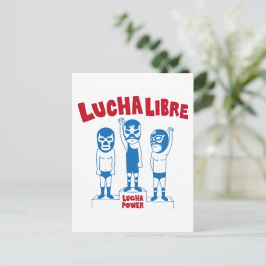 LUCHA LIBRE#67 POSTKARTE (Stehend Vorderseite)