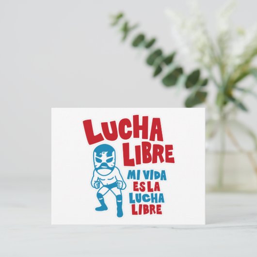 LUCHA LIBRE#89 POSTKARTE (Stehend Vorderseite)
