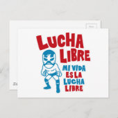 LUCHA LIBRE#89 POSTKARTE (Vorne/Hinten)
