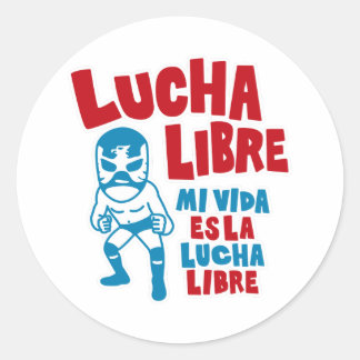 LUCHA LIBRE#89 RUNDER AUFKLEBER