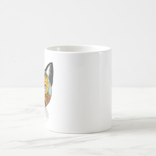 Lucha Libre Cat Kaffeetasse (Mittel)