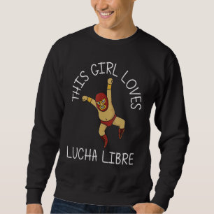 Lucha Libre Designs Girls Kinder Mexikanischer Wre Sweatshirt