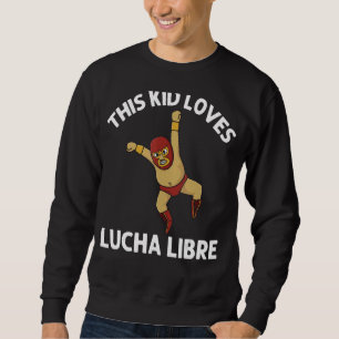 Lucha Libre Designs Kinder Mexikanische Wrestling Sweatshirt