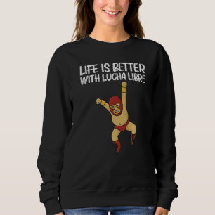 Lucha Libre Designs Männer Frauen Mexikanisches Ri Sweatshirt