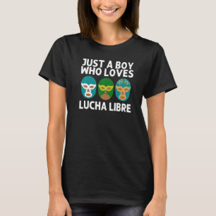 Lucha Libre Entwürfe für Jungen Männer Luchador Wr T-Shirt