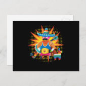 Lucha Libre Fighter Mexico Wrestling Postkarte (Vorne/Hinten)