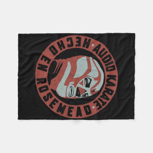 Lucha Libre Fleecedecke (Vorderseite (Horizontal))