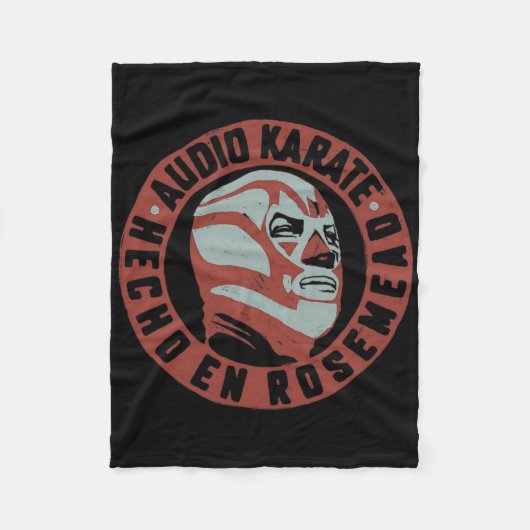 Lucha Libre Fleecedecke (Vorderseite)