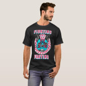 Lucha Libre Frenchie Dog Hum T-Shirt (Vorne ganz)