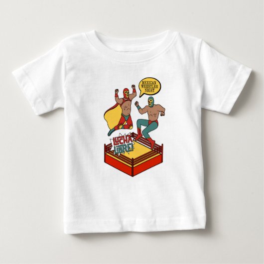 Lucha Libre Helder Baby T-shirt (Vorderseite)