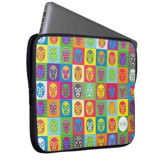 Lucha Libre Laptopschutzhülle (Vorne Rechts)
