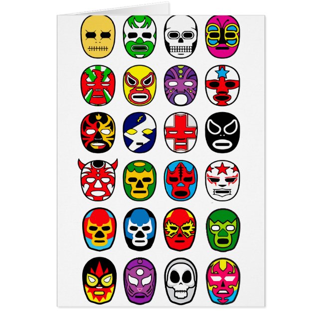 Lucha Libre Luchador mexikanische Wrestling-Masken (Vorne)