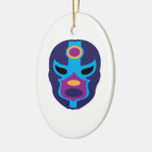 Lucha Libre Maske Keramikornament (Links)
