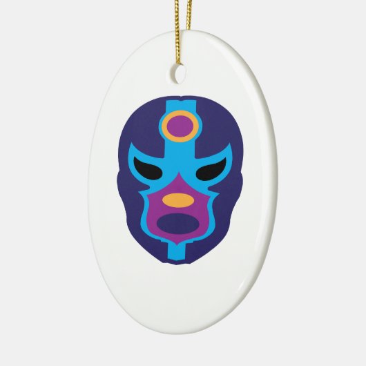 Lucha Libre Maske Keramikornament (Links)