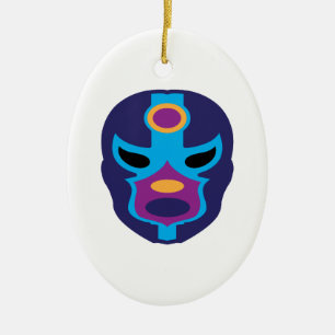 Lucha Libre Maske Keramikornament