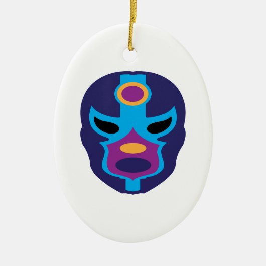 Lucha Libre Maske Keramikornament (Vorne)