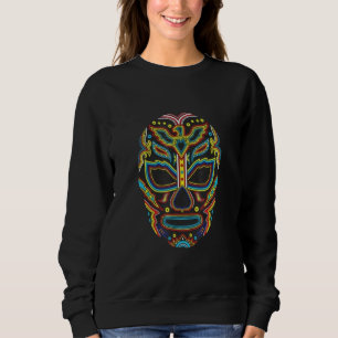 Lucha Libre Maske mexikanischer Wrestling Luchador Sweatshirt