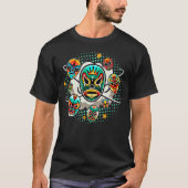 Lucha Libre Maske Mexiko Luchador Mexikanischer Wr T-Shirt (Vorderseite)