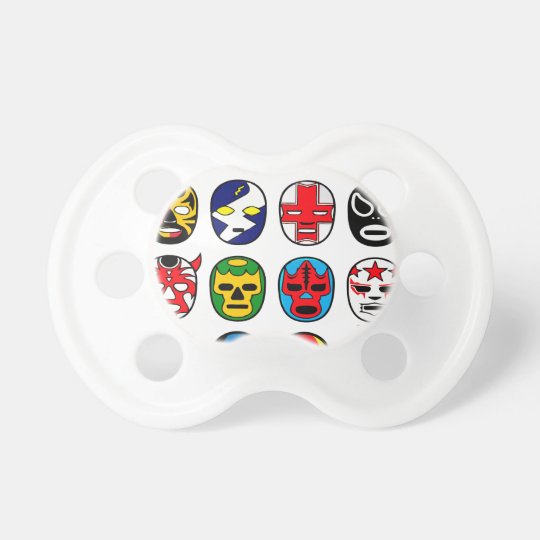 Lucha Libre Maske Ringler Mexikanischer Wrestling Schnuller Zazzle De