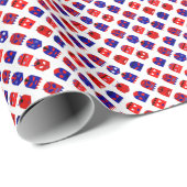 Lucha libre Masken Geschenkpapier (Rolleneckpunkt)
