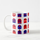 Lucha libre Masken Kaffeetasse (Links)