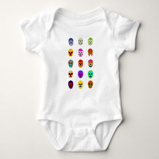 Lucha Libre Masken-Mexikaner-Wrestling Baby Strampler