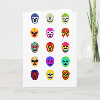 Lucha Libre Masken-Mexikaner-Wrestling Karte