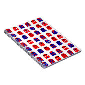 Lucha libre Masken Notizblock (Rechte Seite)