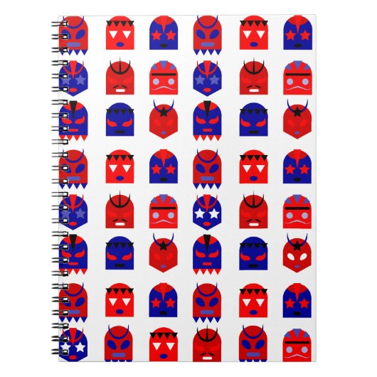 Lucha libre Masken Notizblock (Vorderseite)