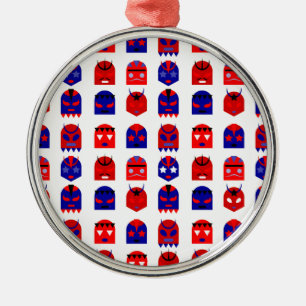 Lucha Libre Masken Ornament Aus Metall