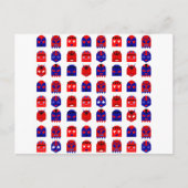 Lucha libre Masken Postkarte (Vorderseite)