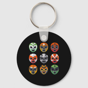 Lucha Libre Masken-Shirt Jungen Männer Mexikanisch Schlüsselanhänger