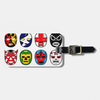 Lucha Libre Maskenringkämpfer Mexikaner-Wrestling Gepäckanhänger