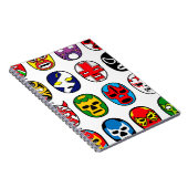 Lucha Libre Maskenringkämpfer Mexikaner-Wrestling Notizblock (Rechte Seite)