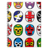Lucha Libre Maskenringkämpfer Mexikaner-Wrestling Notizblock (Vorderseite)