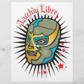 Lucha Libre Mexican Wrestling Mask Flyer (Vorne)