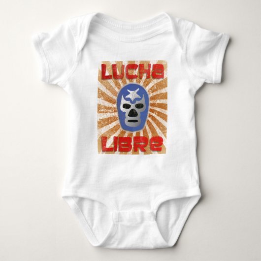 Lucha Libre Mexikaner-Wrestling Baby Strampler (Vorderseite)