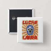 Lucha Libre Mexikaner-Wrestling Button (Vorne & Hinten)