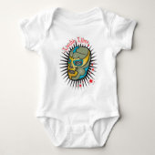 Lucha Libre mexikanische Wrestling-Maske Baby Strampler (Vorderseite)