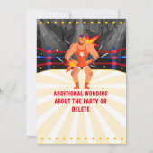 Lucha Libre Mexikanischer Wrestling Einladung zum  (Rückseite)