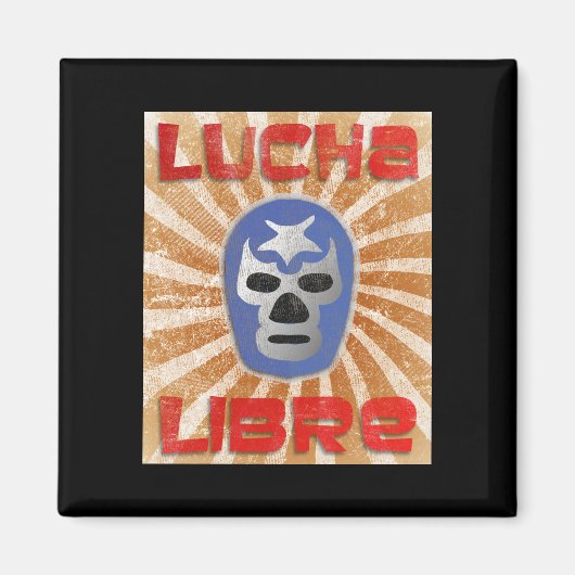 Lucha Libre Mexikanischer Wrestling Magnet (Vorne)