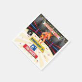 Lucha Libre Mexikanischer Wrestling Party Paper Na Serviette (Ecke)