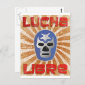 Lucha Libre Mexikanischer Wrestling Postkarte (Vorne/Hinten)