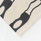 Lucha Libre: Mexikanisches Wrestler-Muster Fleecedecke (Ecke)