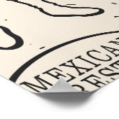 Lucha Libre: Mexikanisches Wrestler-Muster Poster (Ecke)