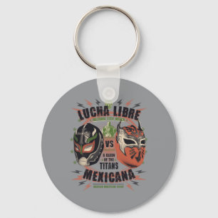 Lucha Libre Mexiko Wrestling Luchador Maske Nacho Schlüsselanhänger