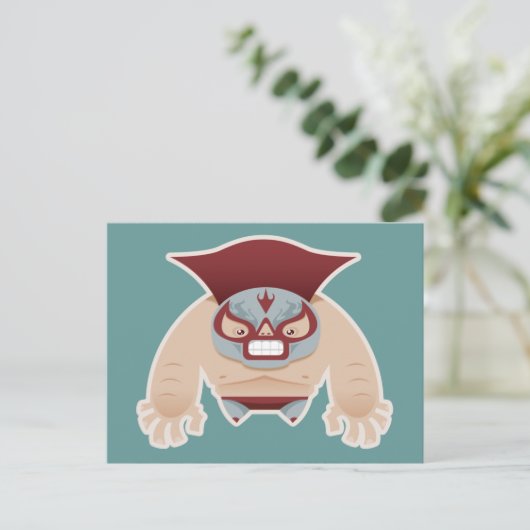 Lucha Libre Postcard Postkarte (Stehend Vorderseite)