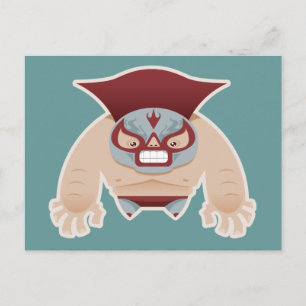 Lucha Libre Postcard Postkarte