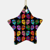 Lucha Libre Sugar Skull Keramik Ornament (Rechts)